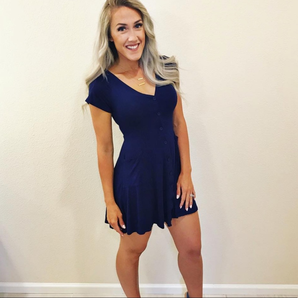 Blue Mini Dress
